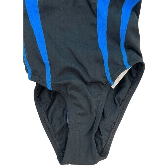 TYR Durafast YOUTH Alliance Splice DiamondBack 1pc Swimsuit Blue Size 22 (6/6X) - Picture 3 of 8